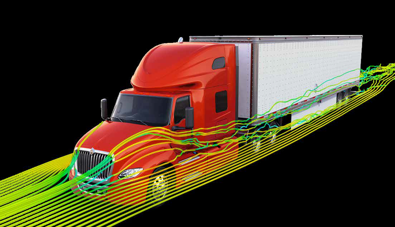 Aerodinamica camion serie LT