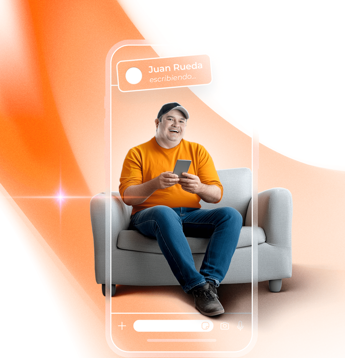 Juan Rueda Escribiendo