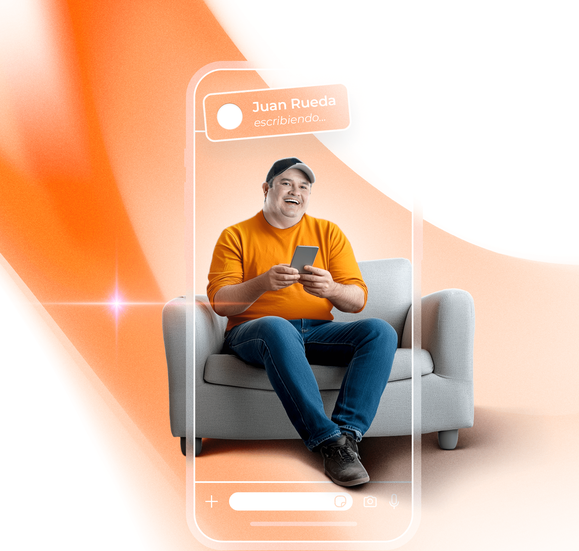 Juan Rueda Escribiendo