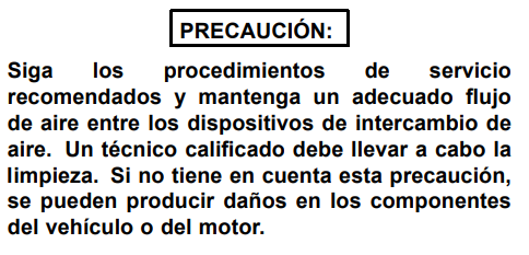 Precauciones Lavado Motor